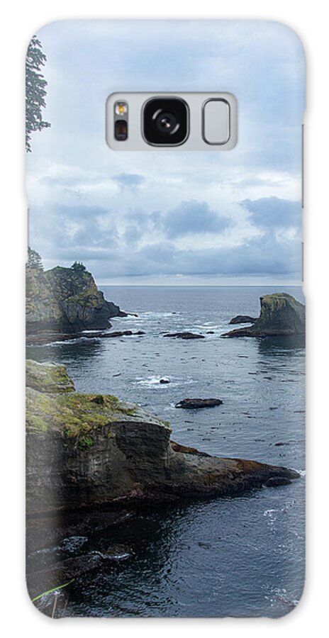 Rugged Coastal Landscape with Cliffs Galaxy Case