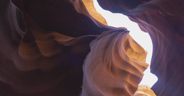 Antelope Canyon Curves And Light Play Poster
