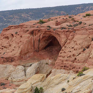 Natural Arch in Desert Landscape by Brandon Wichmann Natural Arch in Desert Landscape by Brandon Wichmann
