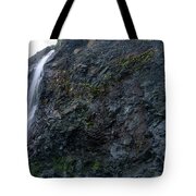 Secluded Coastal Waterfall Cascade Tote Bag