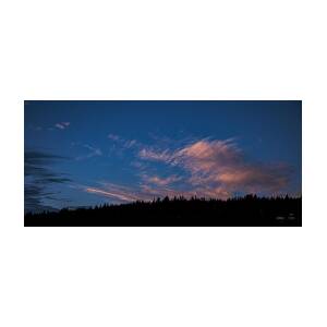 Twilight Over Forested Horizon by Brandon Wichmann