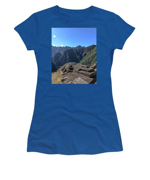 Majestic Mountain Views At Machu Picchu Women's T-Shirt
