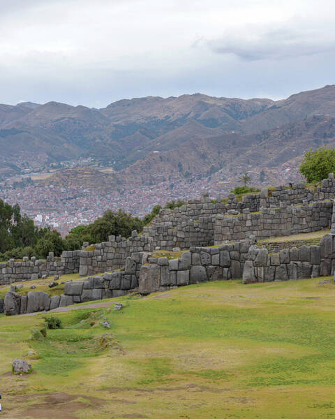 Saqsaywaman Incan Ruin In Cusco Peru Poster