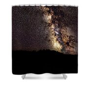 Night Sky Brimming With Stars Shower Curtain