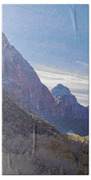 Majestic Zion National Park View Beach Towel