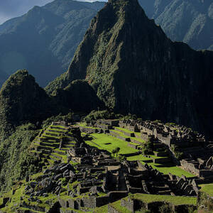 Majestic Ruins in a Mountain Valley by Brandon Wichmann