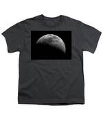 Illuminated Half Of The Moon Youth T-Shirt