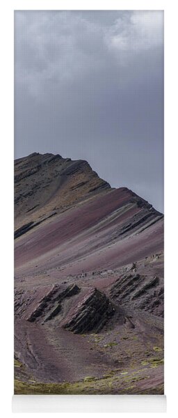Majestic Andean Mountainscape With Colorful Striations Yoga Mat