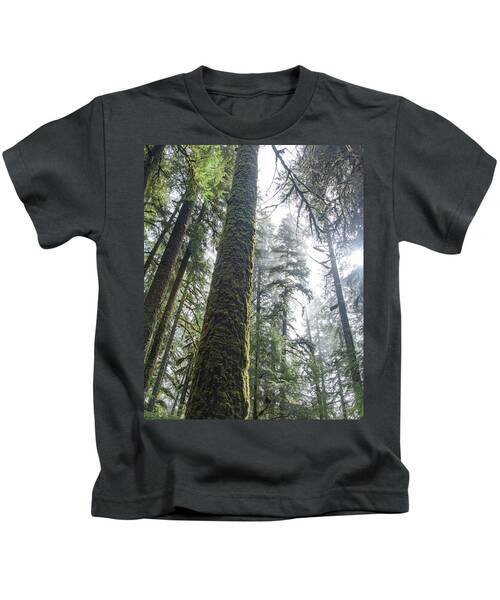 Majestic Forest Canopy In Olympic National Park Kids T-Shirt