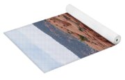 Natural Arch In Desert Landscape Yoga Mat