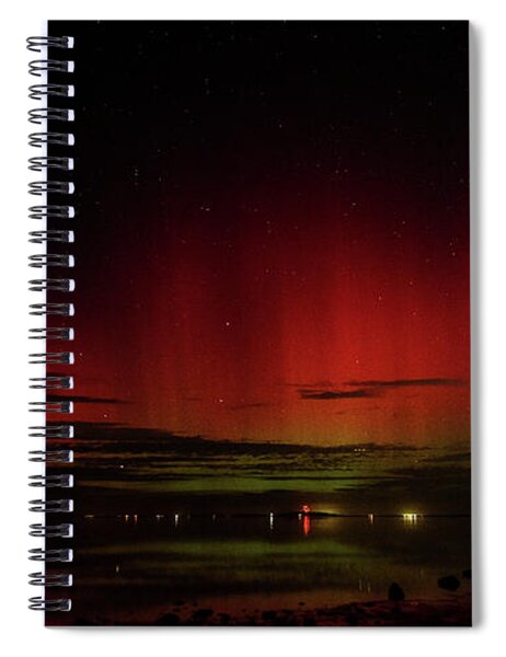 Mesmerizing Northern Lights Display Spiral Notebook
