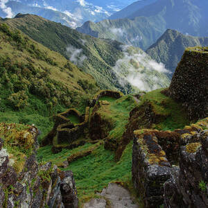 Mysterious Incan Ruins in the Mountains by Brandon Wichmann