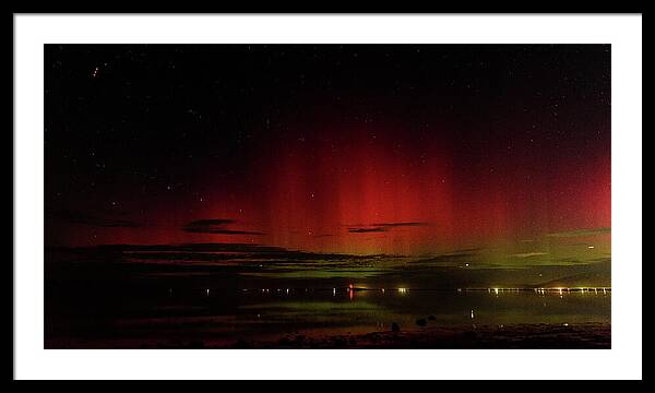 Mesmerizing Northern Lights Display Framed Print