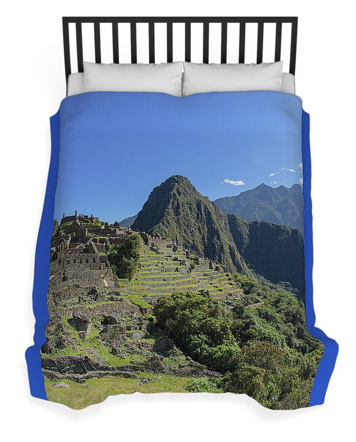 Machu Picchu In Sunlit Splendor Duvet Cover