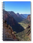 Breathtaking Zion Canyon View Spiral Notebook