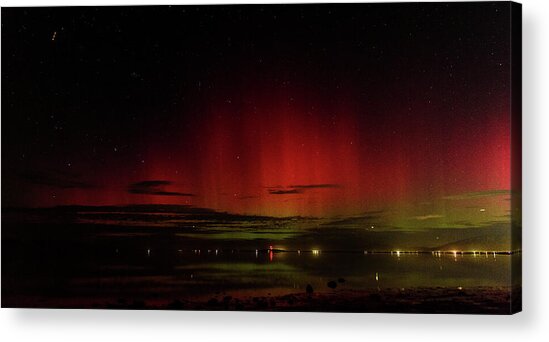 Mesmerizing Northern Lights Display Acrylic Print