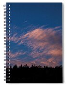 Twilight Over Forested Horizon Spiral Notebook