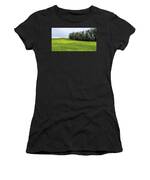 Rolling Hills With Blooming Wildflowers Women's T-Shirt
