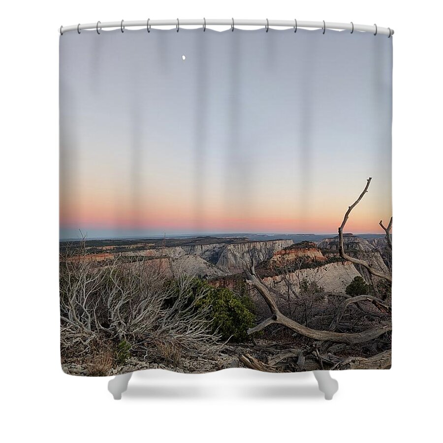 Breathtaking Canyon Sunset View Shower Curtain