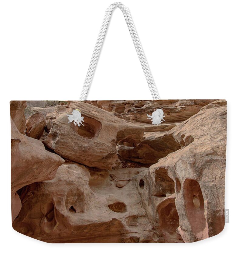 Majestic Rock Formations In Capitol Reef National Park Weekender Tote Bag