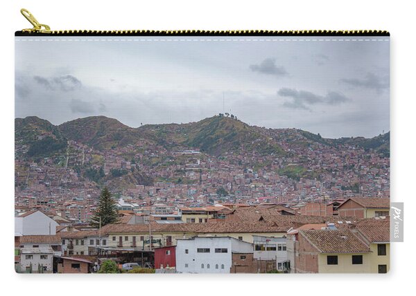 Rooftops and Hills of Cusco Zip Pouch