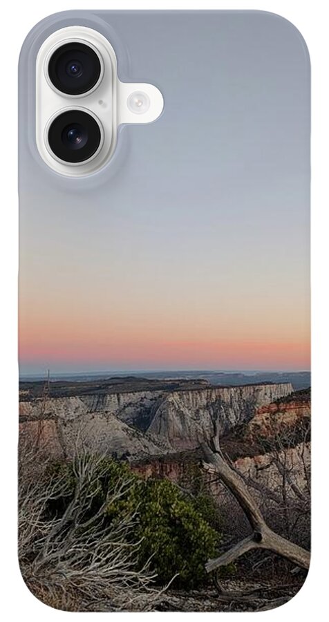 Breathtaking Canyon Sunset View iPhone Case
