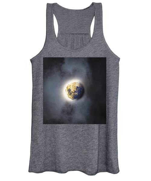 Celestial Moon In Ethereal Glow Women's Tank Top