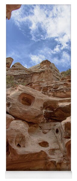 Majestic Rock Formations In Capitol Reef National Park Yoga Mat