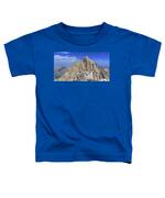 Majestic Mountain Peak Under Clear Skies Toddler T-Shirt