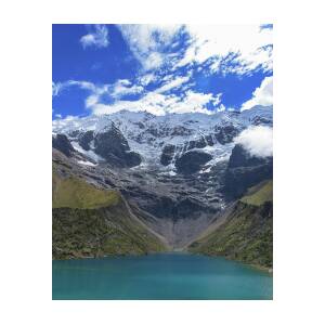 Majestic Mountain Overlooks Humantay Lake by Brandon Wichmann Majestic Mountain Overlooks Humantay Lake by Brandon Wichmann