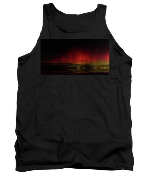 Mesmerizing Northern Lights Display Tank Top by Brandon Wichmann