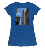 Skyscrapers Against Blue Sky Women's T-Shirt