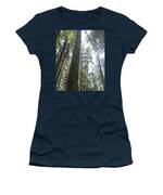 Majestic Forest Canopy In Olympic National Park Women's T-Shirt