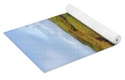 Coastal Landscape with Driftwood Yoga Mat