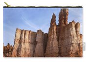 Majestic Rock Formations Under Blue Sky In Bryce Canyon National Park Zip Pouch
