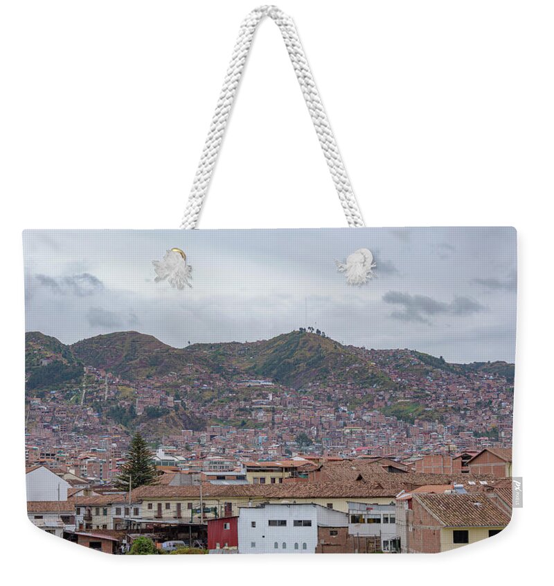 Rooftops and Hills of Cusco Weekender Tote Bag