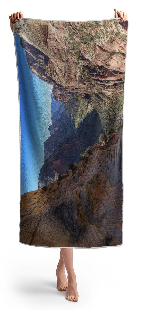 Breathtaking Zion Canyon View Beach Towel