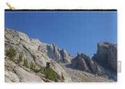 Majestic Mountain Peaks Under Blue Sky Zip Pouch