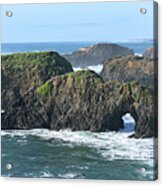 Majestic Coastal Rock Formations Acrylic Print