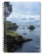Rugged Coastal Landscape with Cliffs Spiral Notebook
