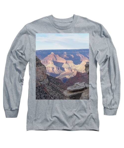 Majestic Grand Canyon Vista At Sunset Long Sleeve T-Shirt