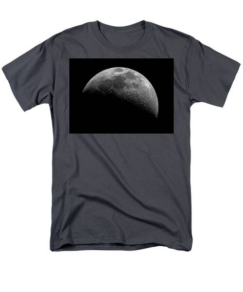 Illuminated Half Of The Moon Men's T-Shirt  (Regular Fit)