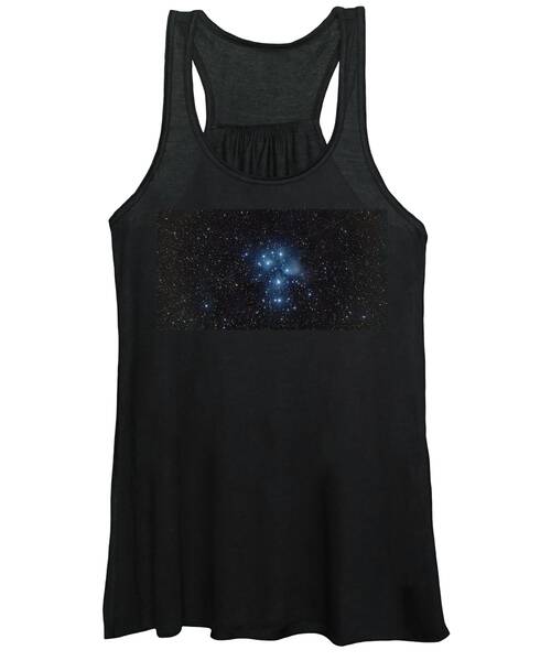 Pleiades Cluster in Cosmic Night Women's Tank Top by Brandon Wichmann