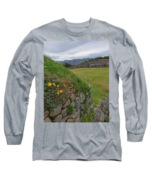 Saqsaywaman In Cusco Peru Long Sleeve T-Shirt