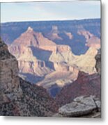Majestic Grand Canyon Vista At Sunset Metal Print