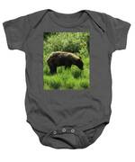 Solitary Bear In Grand Teton National Park Baby One-Piece