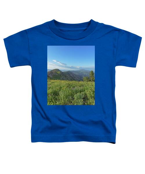 Mountain View with Wildflowers Toddler T-Shirt