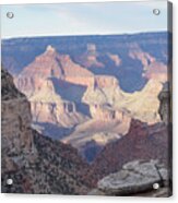 Majestic Grand Canyon Vista At Sunset Acrylic Print