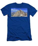 Majestic Mountain Peak Under Clear Skies T-Shirt