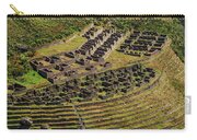 Ancient Terraces And Ruins In Andes Mountains Zip Pouch